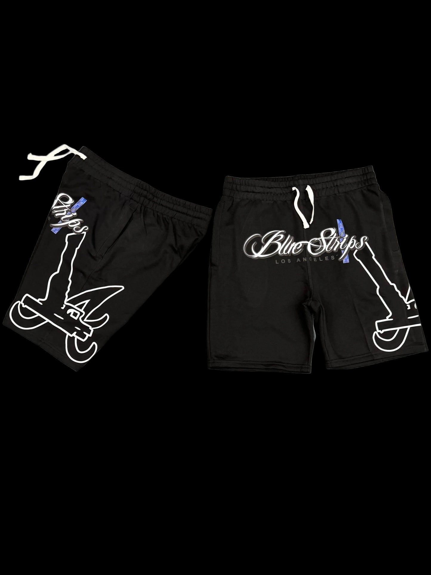 LA Glock B$ Mesh Shorts BLK