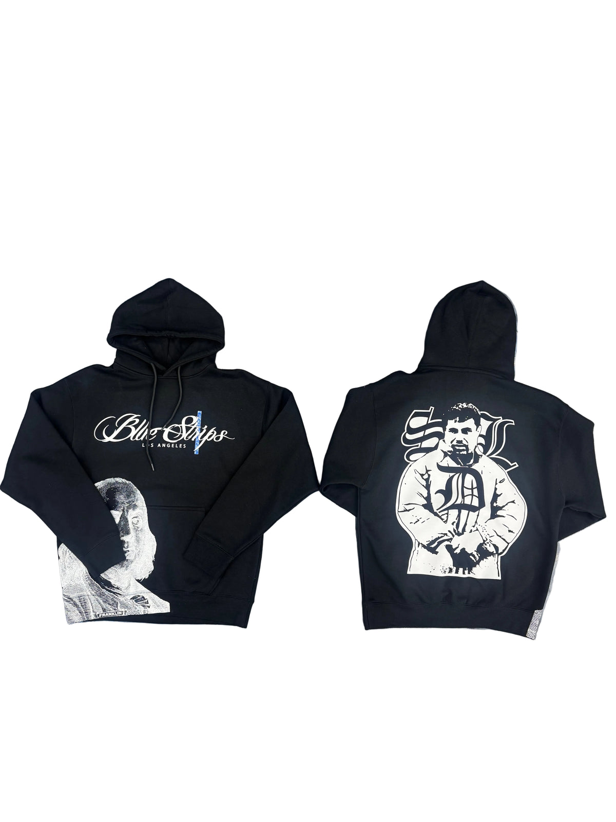 SDL Bluestrips Chapo Cursive Hoodie Black