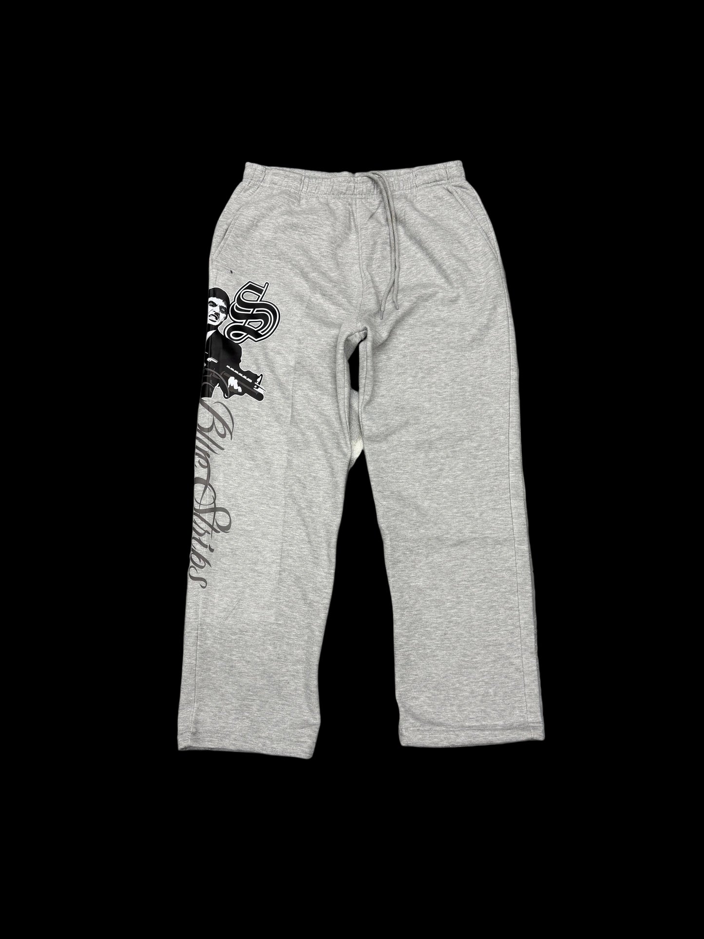 Scarface B$ Sweats Gray