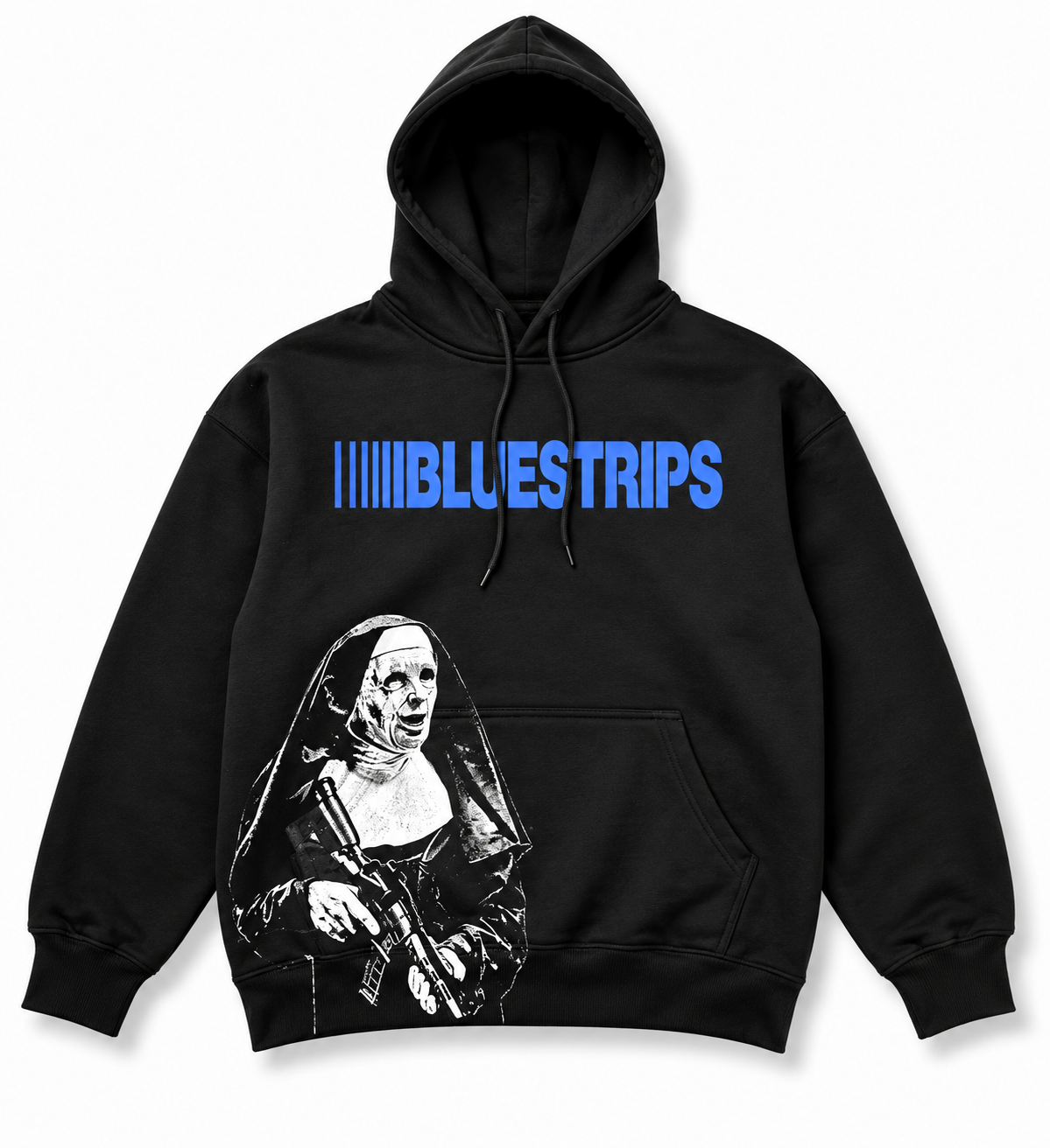 # Bluestrips Nun Hoodie