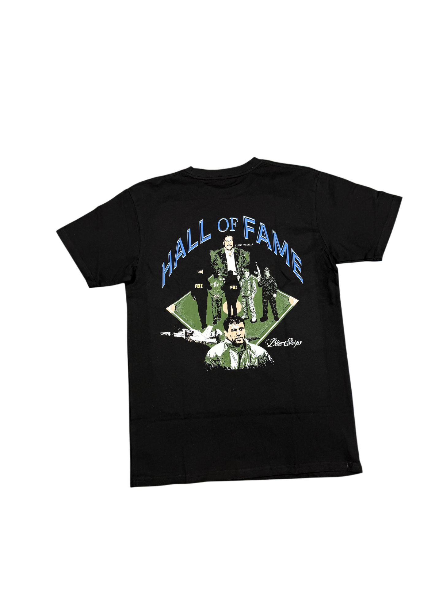 Bluestrips Black T-Shirt - Hall of Fame