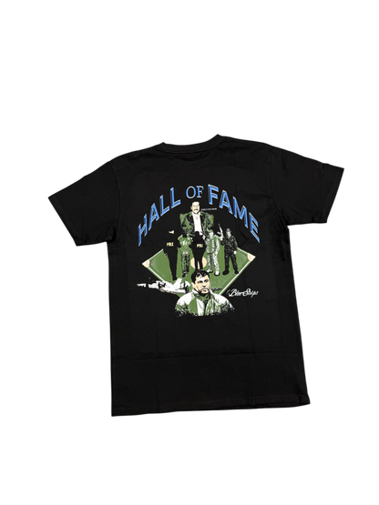 Bluestrips Black T-Shirt - Hall of Fame