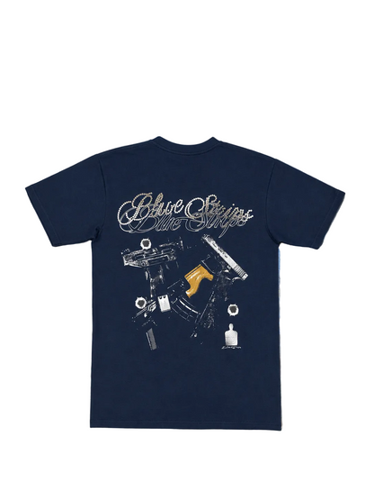 LA Glock Straps NVY Tee
