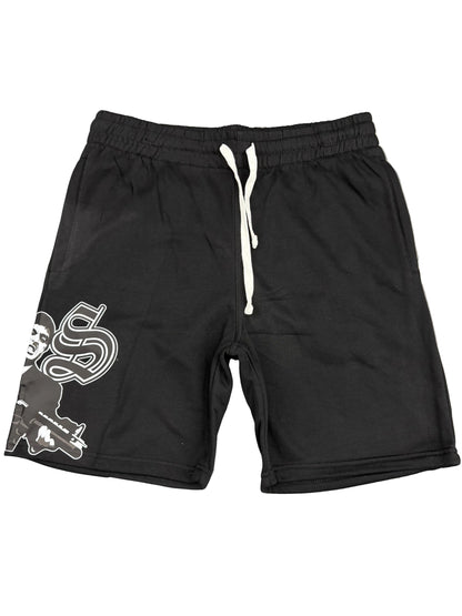Scarface B$ Mesh Shorts BLK