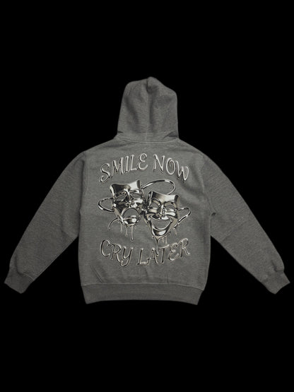 Smile Now Cry Later Gry Hoodie