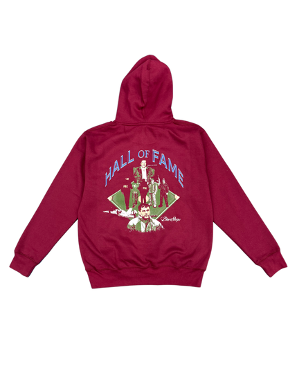 Bluestrips Burgundy Hoodie