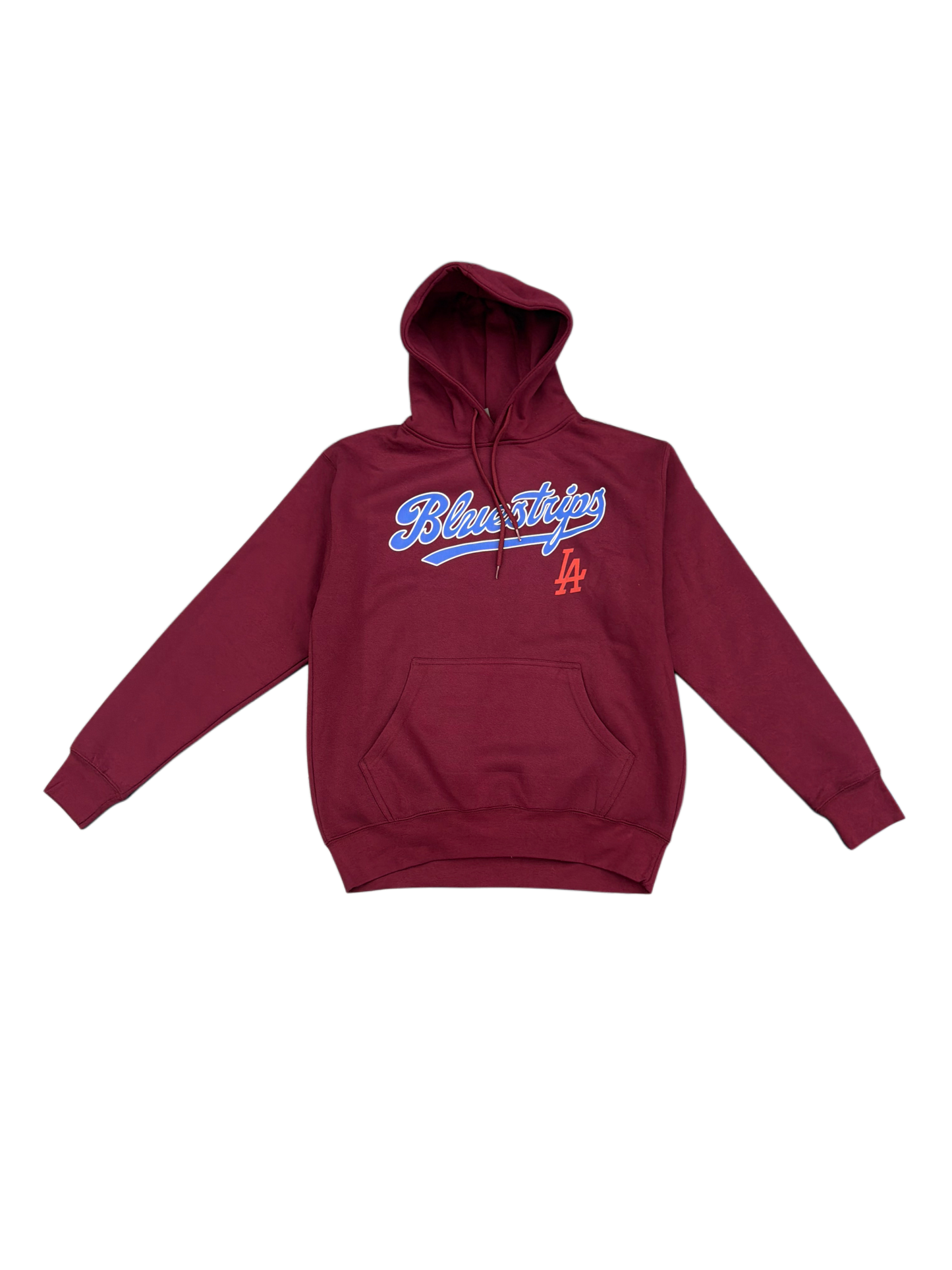 Bluestrips Burgundy Hoodie