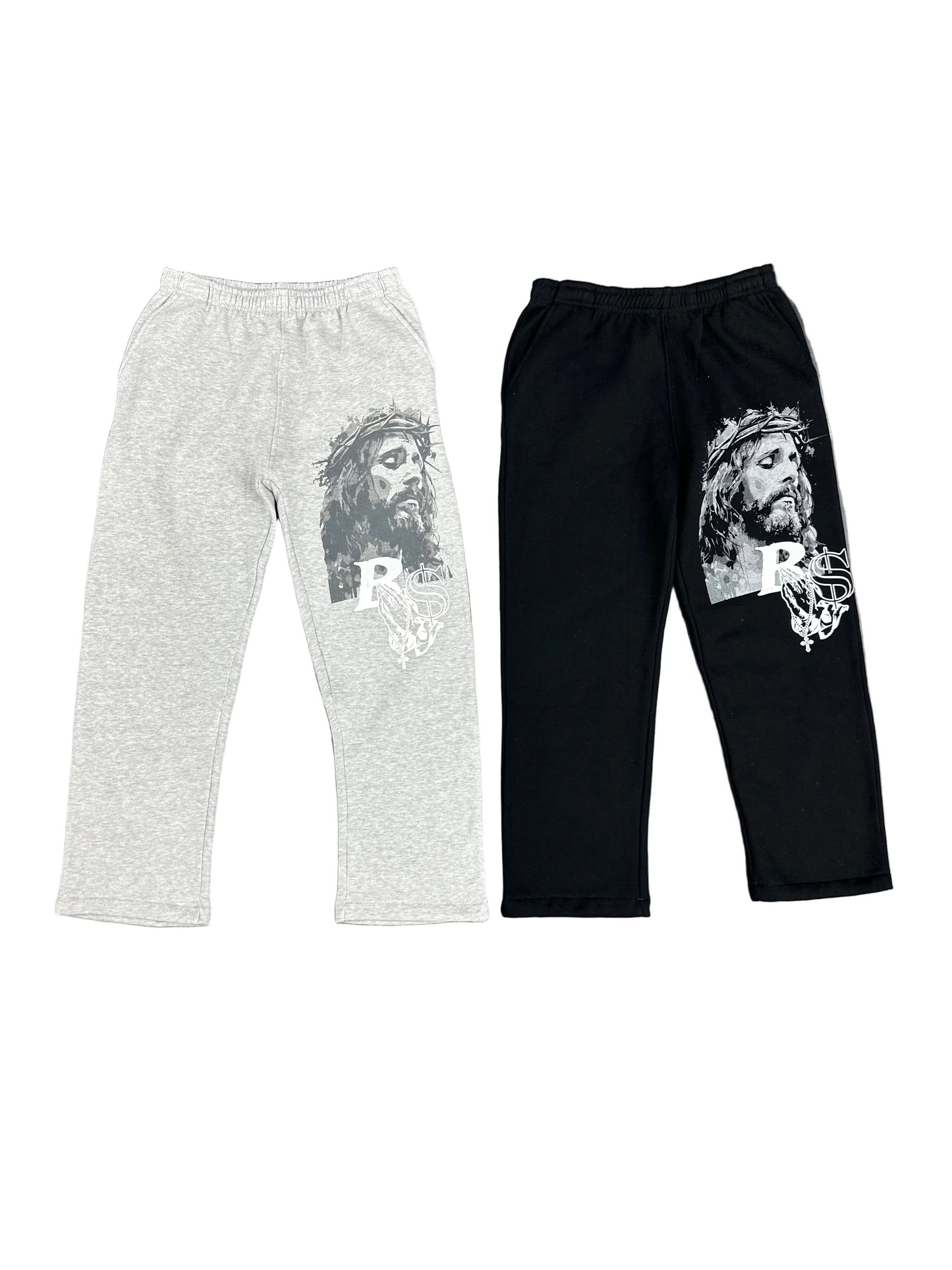 BS SWEATS Jesus GRAY