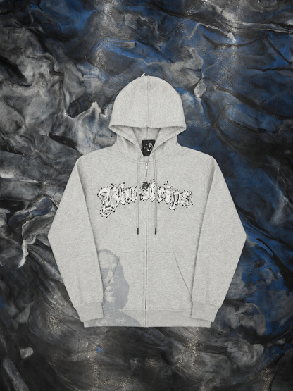 #SDL Bluestrips Rhinestone Hoodie