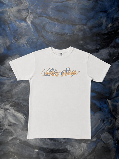 Bluestrips Buddhas White Tee