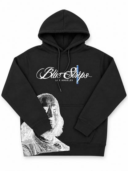 SDL Bluestrips Chapo Cursive Hoodie Black