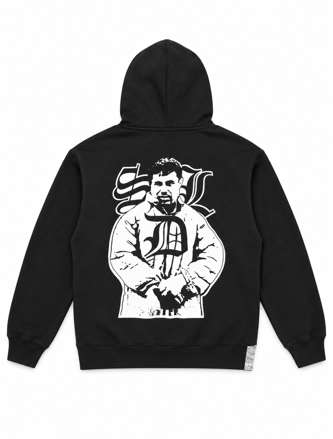 SDL Bluestrips Chapo Cursive Hoodie Black