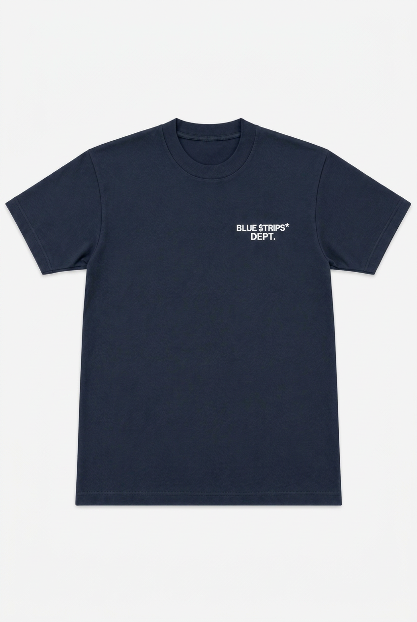 Bluestrips Dept. NVY Tee
