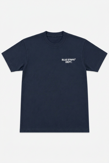 Bluestrips Dept. NVY Tee