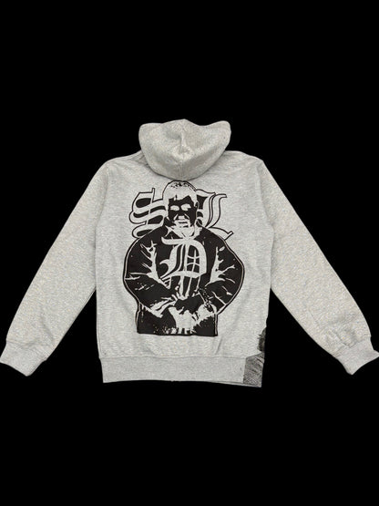 SDLxBluestrips Rhinestone Gry Hoodie #CHAPO