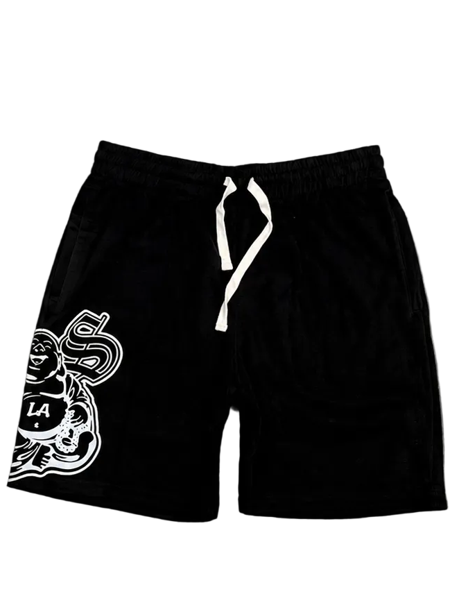 Buddha B$ Mesh Shorts BLK