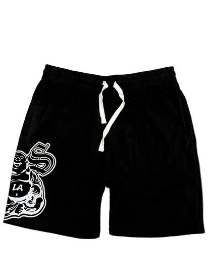 Buddha B$ Mesh Shorts BLK